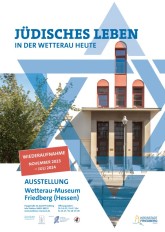 Plakat "Jüdisches leben in der Wetterau heute" Wiederaufnahme 2023/24